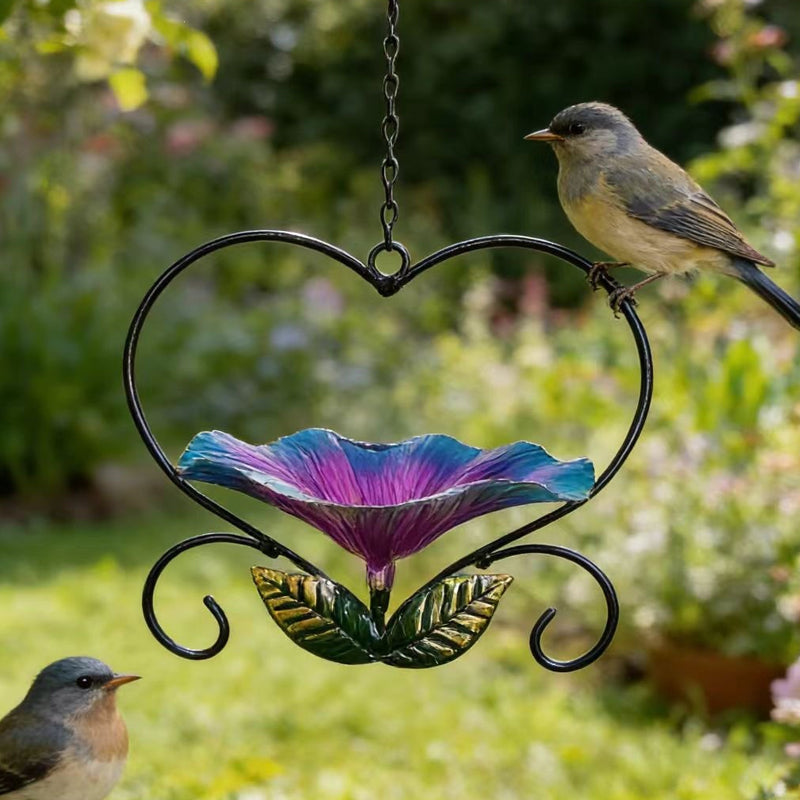 💖Herzförmiger Blumen-Vogelfutterspender