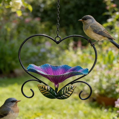 💖Herzförmiger Blumen-Vogelfutterspender