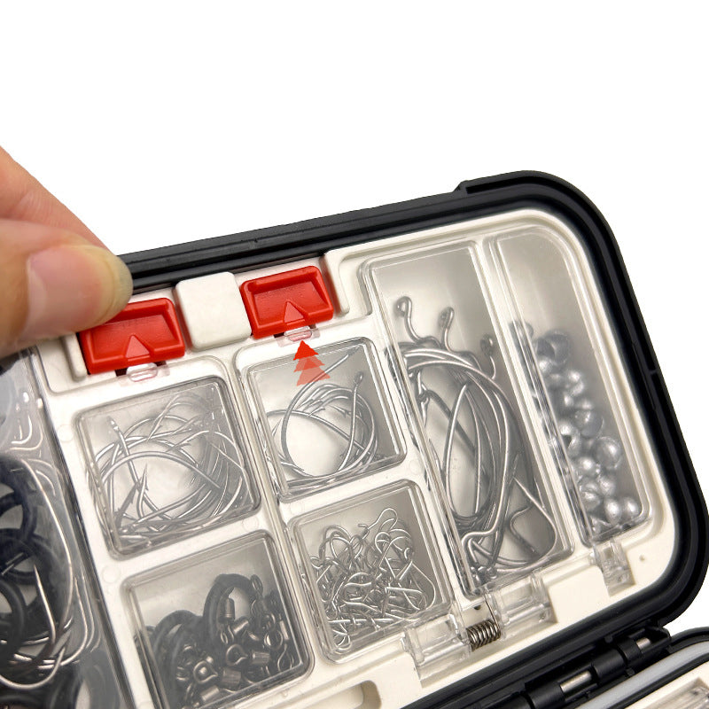 🎣264-teiliges Angelzubehör-Set mit wasserdichter Box