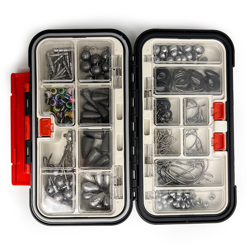 🎣264-teiliges Angelzubehör-Set mit wasserdichter Box