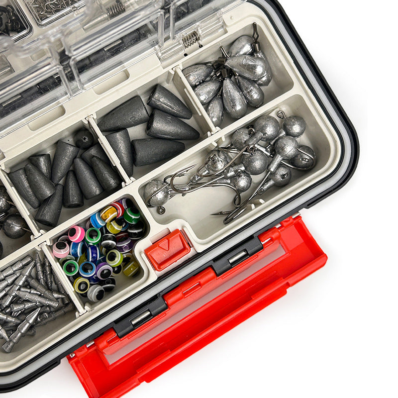 🎣264-teiliges Angelzubehör-Set mit wasserdichter Box