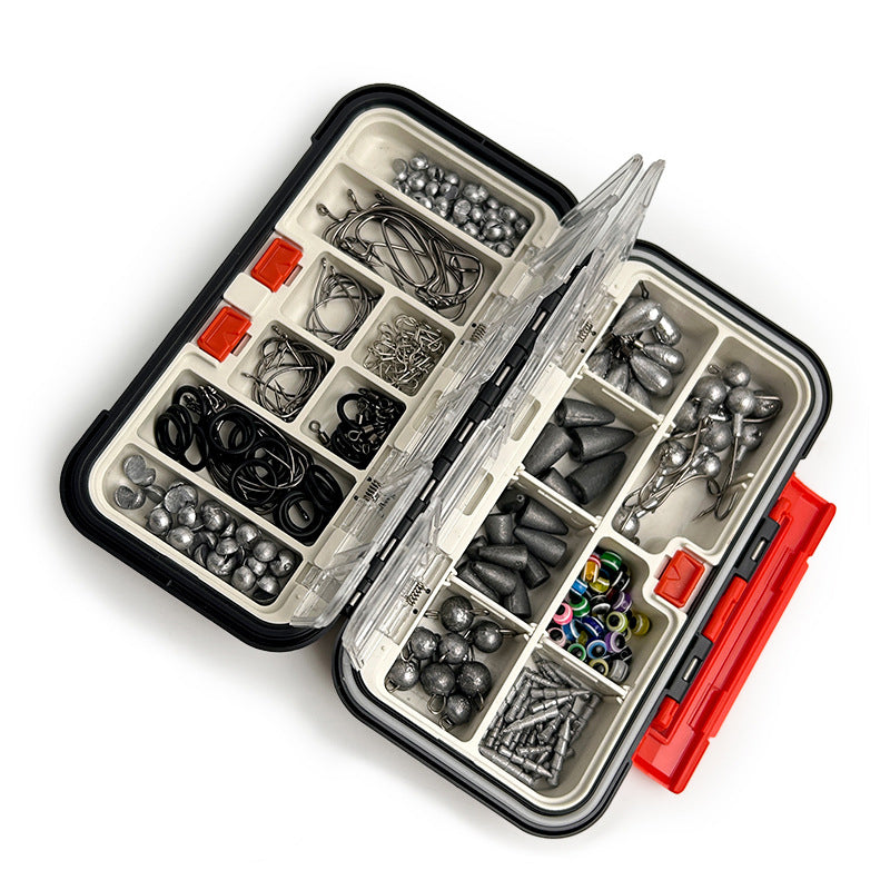 🎣264-teiliges Angelzubehör-Set mit wasserdichter Box
