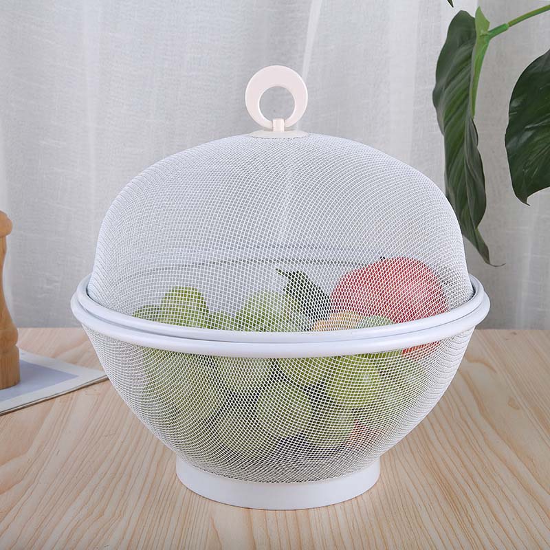 📢📢50 % Rabatt!! 🥳💞 50K+ VERKAUFT! ⚡✨Zweifunktions-Obstkorb mit Deckel，Aufbewahren，Abtropfen & Dekoration in einem🍎🥬