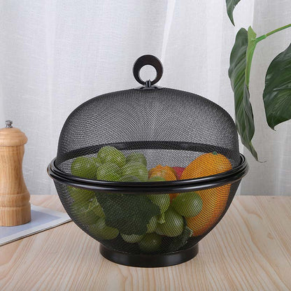 📢📢50 % Rabatt!! 🥳💞 50K+ VERKAUFT! ⚡✨Zweifunktions-Obstkorb mit Deckel，Aufbewahren，Abtropfen & Dekoration in einem🍎🥬