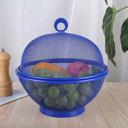 📢📢50 % Rabatt!! 🥳💞 50K+ VERKAUFT! ⚡✨Zweifunktions-Obstkorb mit Deckel，Aufbewahren，Abtropfen & Dekoration in einem🍎🥬