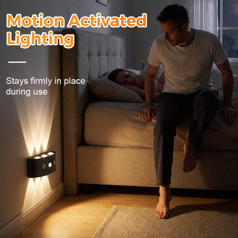 💡 50% RABATT! 🔋 Aufladbares LED-Nachtlicht mit Bewegungssensor – Einstellbare Helligkeit, Magnetische Befestigung & Perfekt Für Flure, Treppen & Schlafzimmer 🌙