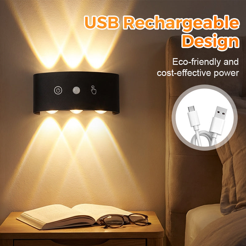 💡 50% RABATT! 🔋 Aufladbares LED-Nachtlicht mit Bewegungssensor – Einstellbare Helligkeit, Magnetische Befestigung & Perfekt Für Flure, Treppen & Schlafzimmer 🌙