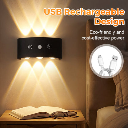 💡 50% RABATT! 🔋 Aufladbares LED-Nachtlicht mit Bewegungssensor – Einstellbare Helligkeit, Magnetische Befestigung & Perfekt Für Flure, Treppen & Schlafzimmer 🌙
