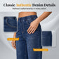 Weite Damen-Crop-Jeans – mit Gummibund – bequem & modisch