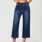 Weite Damen-Crop-Jeans – mit Gummibund – bequem & modisch