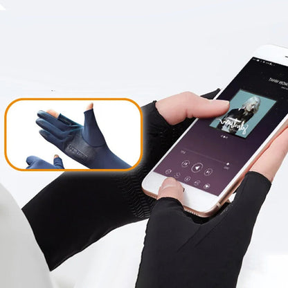 🧤 50% RABATT! ❄️ Ice Silk Armmanschetten – Kühlendes Material, UV-Schutz & Atmungsaktiv Für Heiße Tage Im Freien ☀️