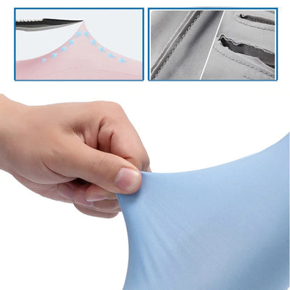 🧤 50% RABATT! ❄️ Ice Silk Armmanschetten – Kühlendes Material, UV-Schutz & Atmungsaktiv Für Heiße Tage Im Freien ☀️