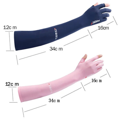 🧤 50% RABATT! ❄️ Ice Silk Armmanschetten – Kühlendes Material, UV-Schutz & Atmungsaktiv Für Heiße Tage Im Freien ☀️