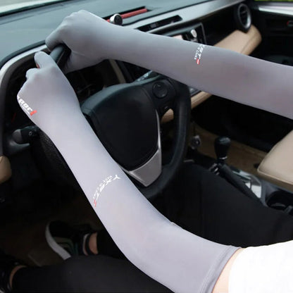 🧤 50% RABATT! ❄️ Ice Silk Armmanschetten – Kühlendes Material, UV-Schutz & Atmungsaktiv Für Heiße Tage Im Freien ☀️