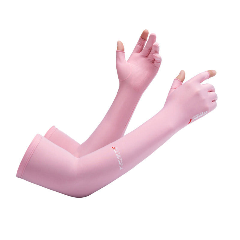 🧤 50% RABATT! ❄️ Ice Silk Armmanschetten – Kühlendes Material, UV-Schutz & Atmungsaktiv Für Heiße Tage Im Freien ☀️