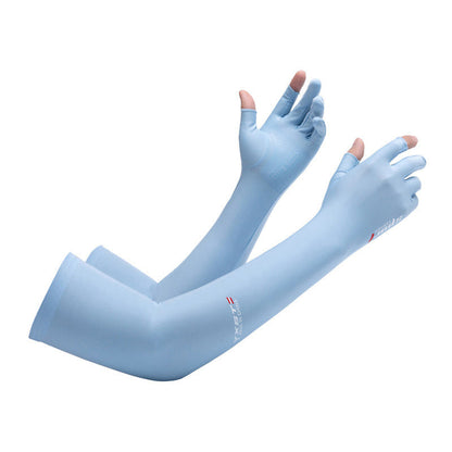 🧤 50% RABATT! ❄️ Ice Silk Armmanschetten – Kühlendes Material, UV-Schutz & Atmungsaktiv Für Heiße Tage Im Freien ☀️