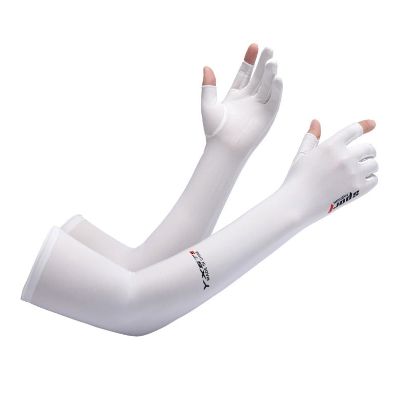 🧤 50% RABATT! ❄️ Ice Silk Armmanschetten – Kühlendes Material, UV-Schutz & Atmungsaktiv Für Heiße Tage Im Freien ☀️
