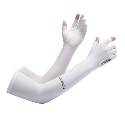 🧤 50% RABATT! ❄️ Ice Silk Armmanschetten – Kühlendes Material, UV-Schutz & Atmungsaktiv Für Heiße Tage Im Freien ☀️