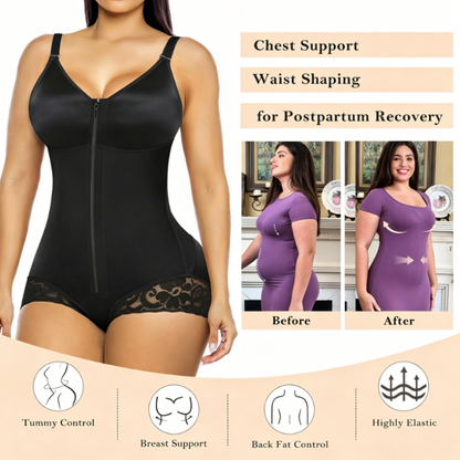 👙 50% RABATT! ✨ Bauchweg-Formshaping-Bodysuit – Taillenkontrolle, Po-Lifting & Starke Kompression, Figurschmeichelnd Auch In Großen Größen 👗