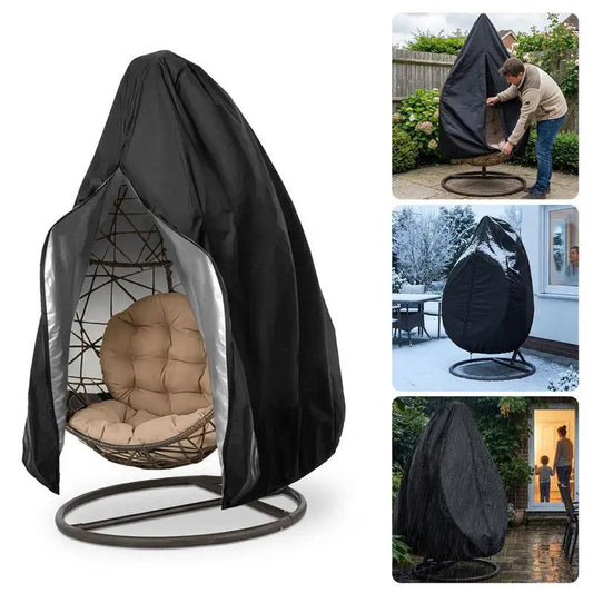🔥☔ Heavy Duty Wasserdicht Hängesessel Abdeckung – Wind & Wetterfest 🛡️❄ – Ganzjähriger Schutz, kein Nass mehr, langlebig, passt perfekt – Jetzt sparen!