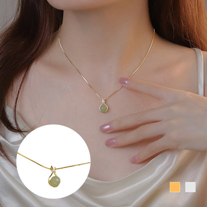 ✨Elegant Hetian Jade Pendant Necklace - Modisch, elegant, vielseitig kombinierbar