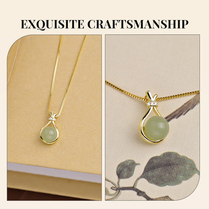 ✨Elegant Hetian Jade Pendant Necklace - Modisch, elegant, vielseitig kombinierbar