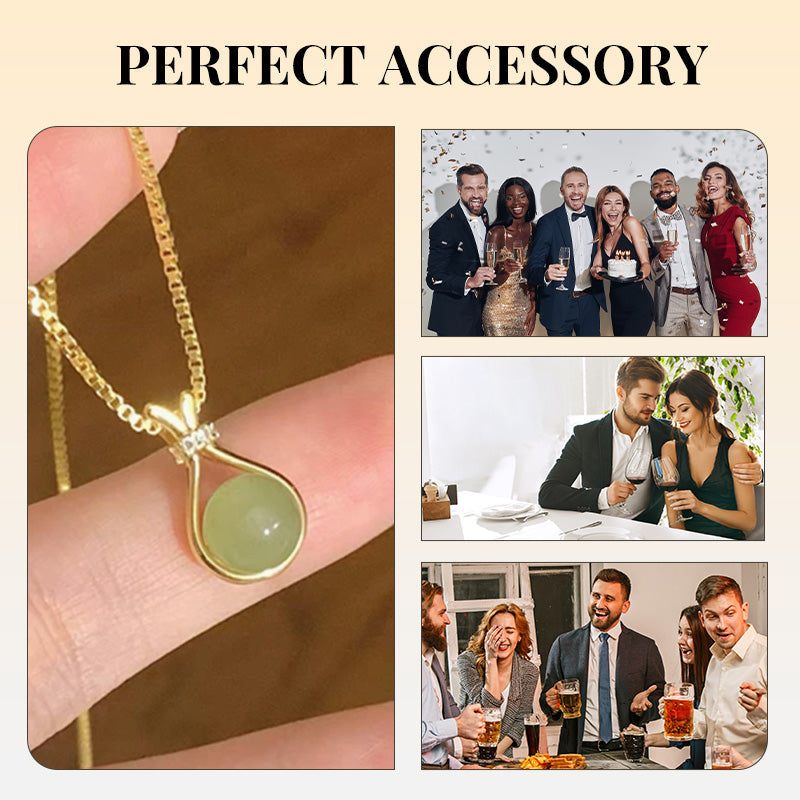 ✨Elegant Hetian Jade Pendant Necklace - Modisch, elegant, vielseitig kombinierbar