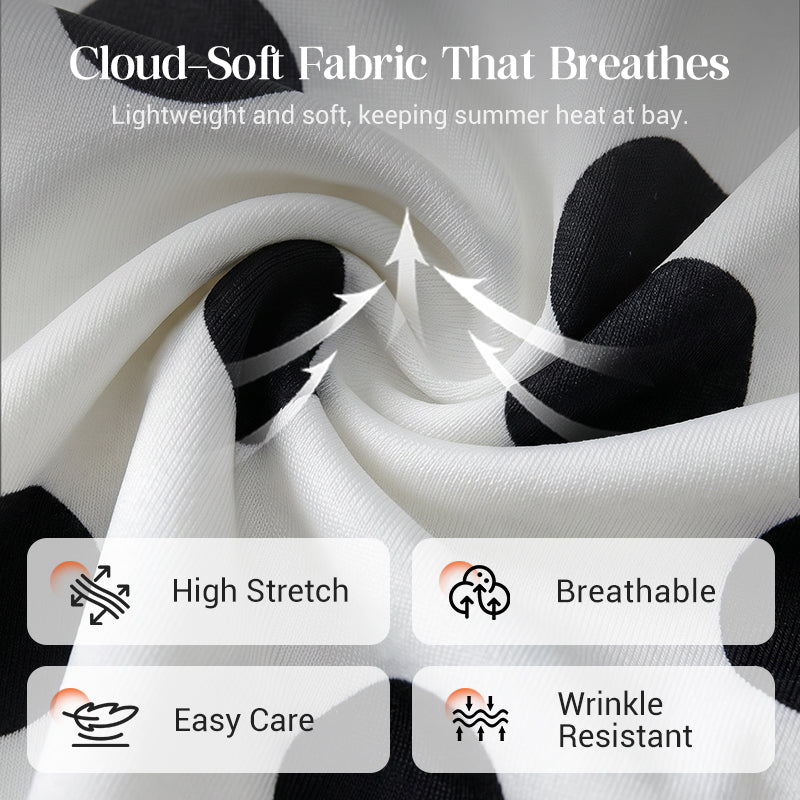 👗 50% RABATT+Kostenlose Kette dazu+Versandkostenfrei! ✨ Elegantes Trägerloses Tupfen-Stufenkleid – Fließender Stoff, Schmeichelhafter Schnitt & Perfekt Für Einen Romantischen Sommerlook ☀️