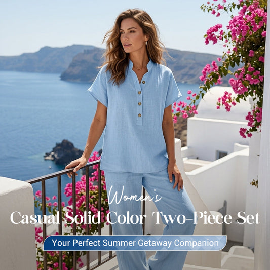 👕✨ 50% RABATT – NUR FÜR KURZE ZEIT! Lässiges Damen-Set – T-Shirt & lange Hose – Bequem & stylish für jeden Tag 👖