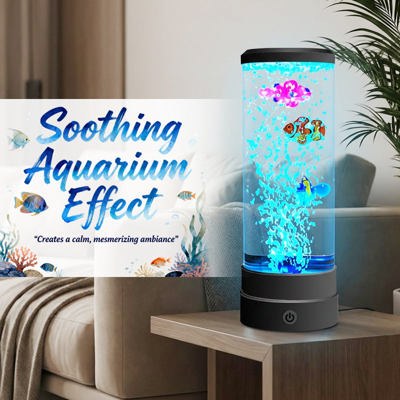 ✨🐟 LED-Blasen-Aquariumlampe für Fische – Schafft eine beruhigende Unterwasseratmosphäre💧