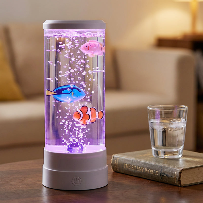 ✨🐟 LED-Blasen-Aquariumlampe für Fische – Schafft eine beruhigende Unterwasseratmosphäre💧