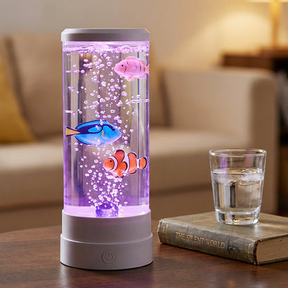 ✨🐟 LED-Blasen-Aquariumlampe für Fische – Schafft eine beruhigende Unterwasseratmosphäre💧