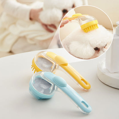 📢📢50 % RABATT!! ⏰Tierbadbürste mit langem Griff und Shampoo-Spender