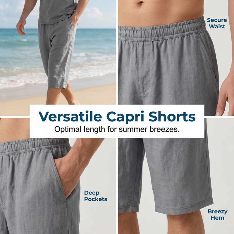 ✨Sommer-Sonderangebot 50% RABATT! | Herren-Leinenhemd-und-Freizeithose-Set