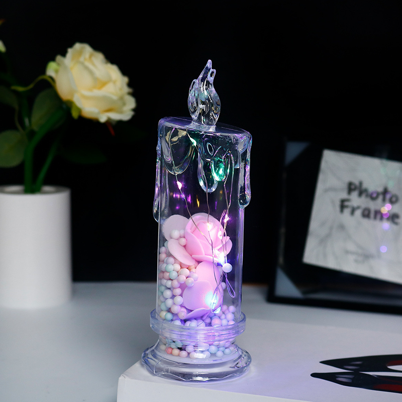 LED-Rosenlichtkerze💝🏠