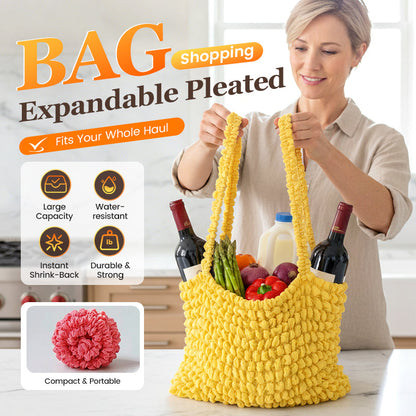 🎁 1+1 GRATIS!!  Erweiterbare Plissee-Einkaufstasche