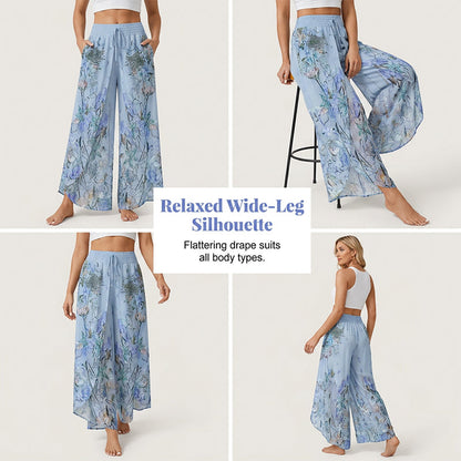 🔥 3.000+ VERKAUFT 💥 -50% 🌺 Damenhose mit weitem Bein 👖 luftiger Sitz, trendiger Print & maximaler Komfort ✨