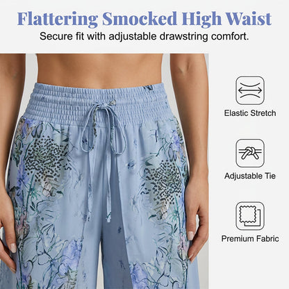 🔥 3.000+ VERKAUFT 💥 -50% 🌺 Damenhose mit weitem Bein 👖 luftiger Sitz, trendiger Print & maximaler Komfort ✨