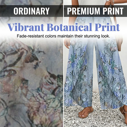 🔥 3.000+ VERKAUFT 💥 -50% 🌺 Damenhose mit weitem Bein 👖 luftiger Sitz, trendiger Print & maximaler Komfort ✨