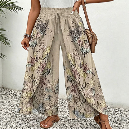 🔥 3.000+ VERKAUFT 💥 -50% 🌺 Damenhose mit weitem Bein 👖 luftiger Sitz, trendiger Print & maximaler Komfort ✨