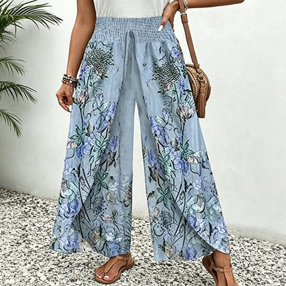 🔥 3.000+ VERKAUFT 💥 -50% 🌺 Damenhose mit weitem Bein 👖 luftiger Sitz, trendiger Print & maximaler Komfort ✨