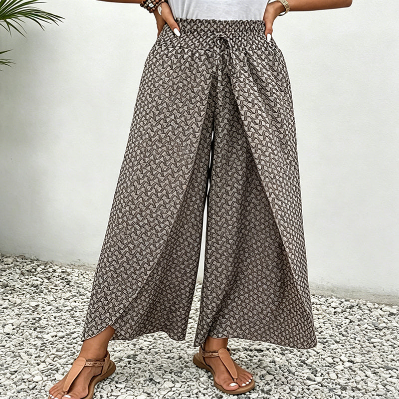 🔥 3.000+ VERKAUFT 💥 -50% 🌺 Damenhose mit weitem Bein 👖 luftiger Sitz, trendiger Print & maximaler Komfort ✨