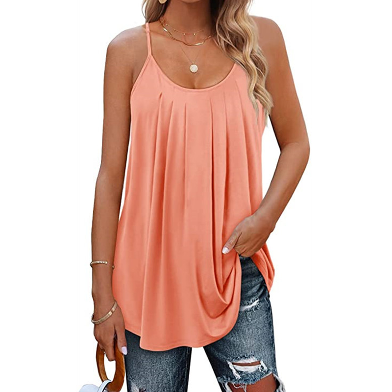 👗 JETZT 50% RABATT! 🌿 Luftiges Plissee-Sommerträgerhemd – Weiches Atmungsaktives Gewebe & Lockere Passform – Elegantes Design & Vielseitiger Stil – Perfekt für Freizeitausgänge ☀️