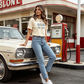 👕🌼 "Life is Good" T-Shirt mit Gänseblümchen-Muster – 50% RABATT! Lässig, atmungsaktiv & perfekt für Sommer, Stadt & gute Laune ☀️