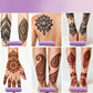 🎨 50% RABATT! ✍️ Komplettes 3-Farben-Henna-Tattoo-Set – Natürlich, langanhaltend & perfekt für kreative Körperkunst zu Hause 🌸