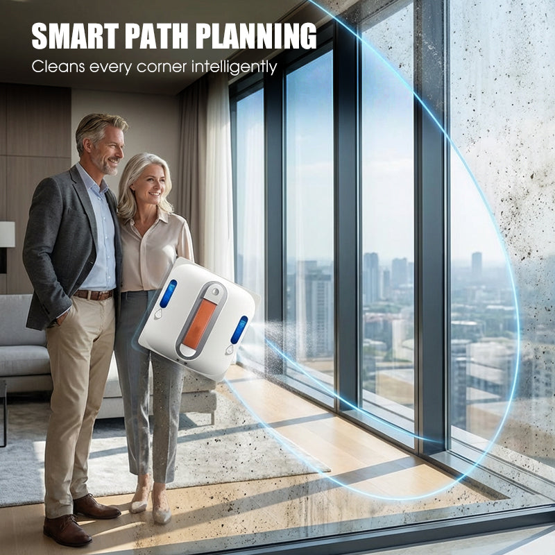 🤖🪟 50% RABATT! Intelligenter Fensterreinigungsroboter mit automatischer Sprühfunktion – Kabellos, leise & streifenfrei saubere Fenster in Minuten ✨