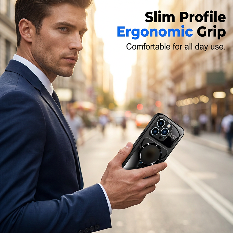 📱🧲 Stilvolle Magnetische Stoßfeste Handyhülle – Rundumschutz, integrierter Magnetring & perfekt für Auto-Mounts – schlank, griffig & robust 🛡️