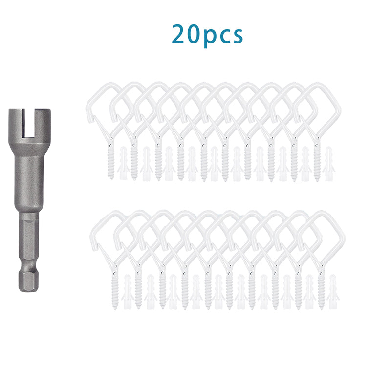 Q-förmige Springkarabiner – rostfrei, vielseitig & zuverlässig – ideal für Hängematten, Planen, Hunde & Outdoor-Ausrüstu