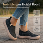 Bequeme Plateau-Sneakers mit verstecktem Absatz