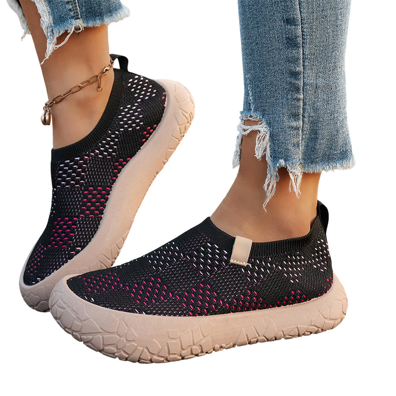 Bequeme Plateau-Sneakers mit verstecktem Absatz